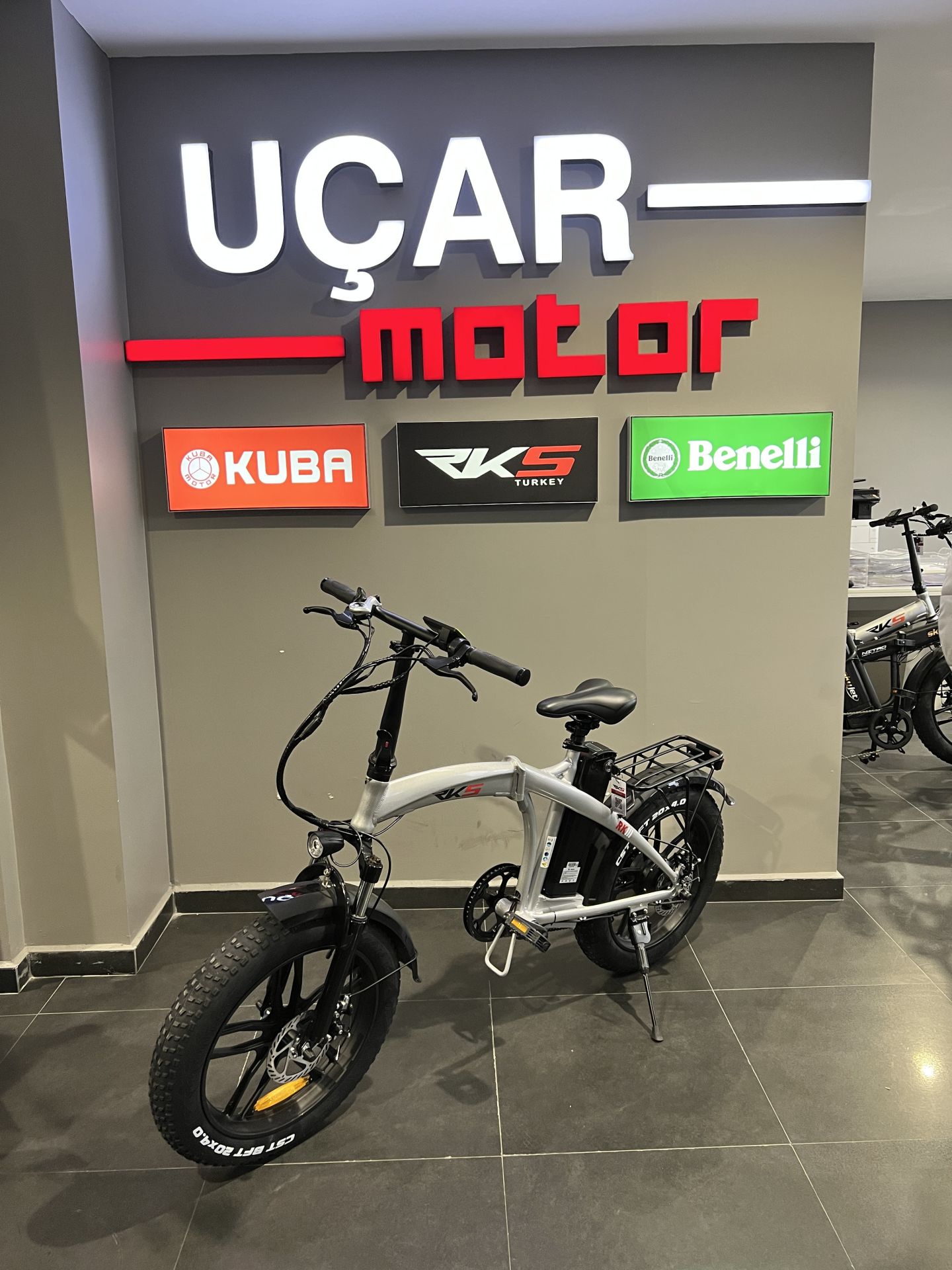 RKS RK3 Pro Katlanabilir Elektrikli Bisiklet Gri