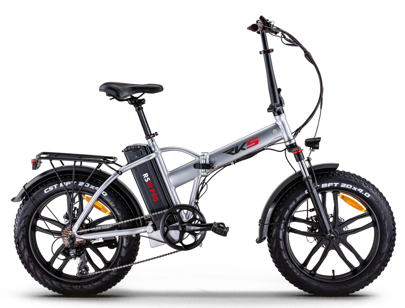 RKS RS3 Pro Katlanabilir Elektrikli Bisiklet Gri